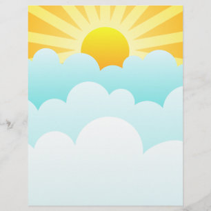 Ascensão Do Sol Acima Das Nuvens