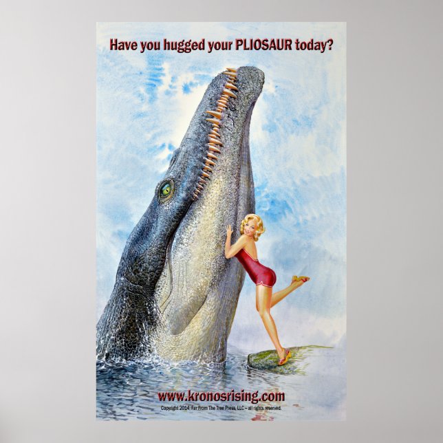 Ascensão KRONOS "Abrace seu PLIOSAUR" poster (Frente)