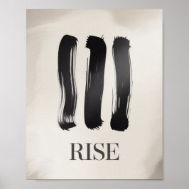 Ascensão – Poster Minimalista Inspirador para Saúd