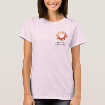 Ascensão Sun T-Shirt para uso feminino