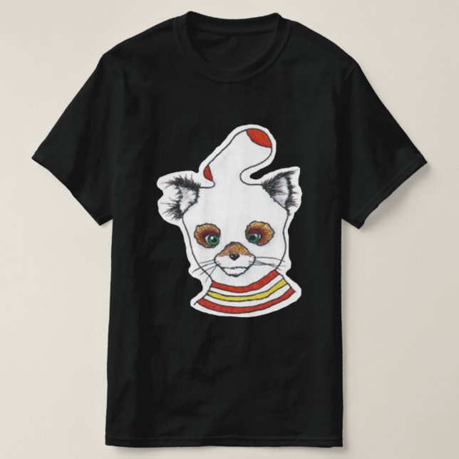 Ash Fantástico Fox Modificado Tubo Sock T-Shirt (Frente do Design)