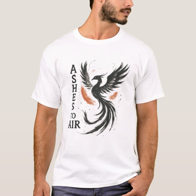 Ashes To Air Rising Phoenix Mark T-Shirt (Frente)