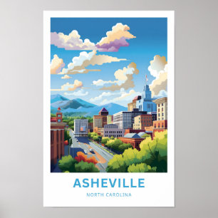 Asheville North Carolina Viagem Impressão