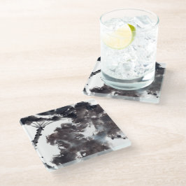 Asiatische Kunst mit Lotusblätter Motiv