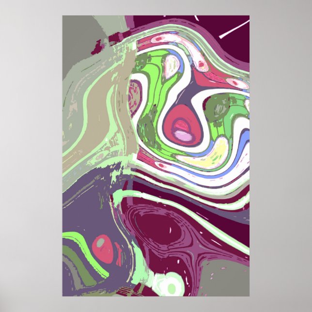 Asmeamon - um Impressão de arte Abstrato (Frente)