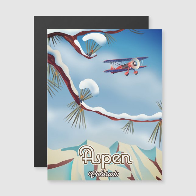 Aspen Colorado poster de viagens (Frente/Verso)
