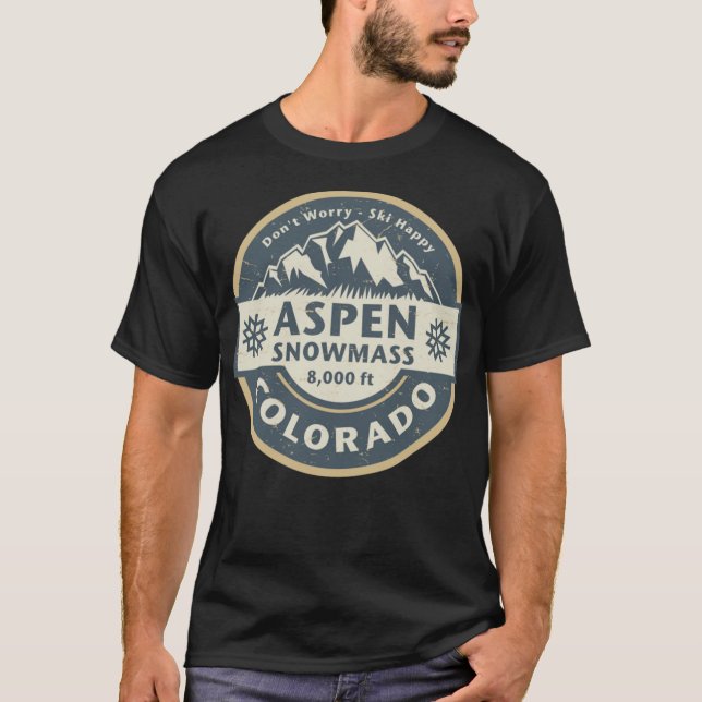 Aspen Snowmass, Colorado Classic T-Shirt (Frente)
