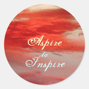 "Aspire inspirar" a etiqueta