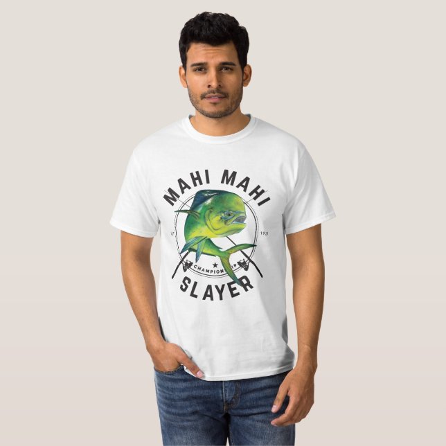 Assassino de Mahi Mahi - camisa da pesca de Mahi (Frente Completa)