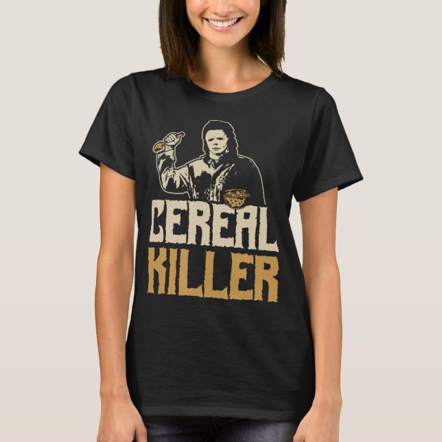 Assassino serial da camisa do horror do Halloween  (Frente)