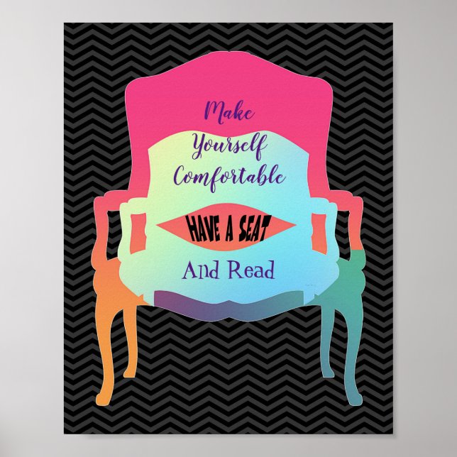 Assento e Poster de leitura (Frente)