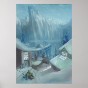 Assento na neve - poster