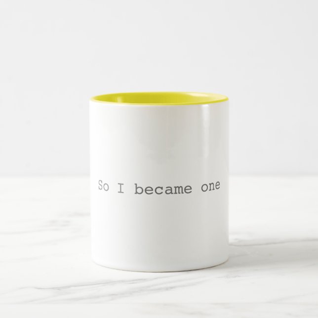 Assim eu transformei-me uma caneca (Centro)