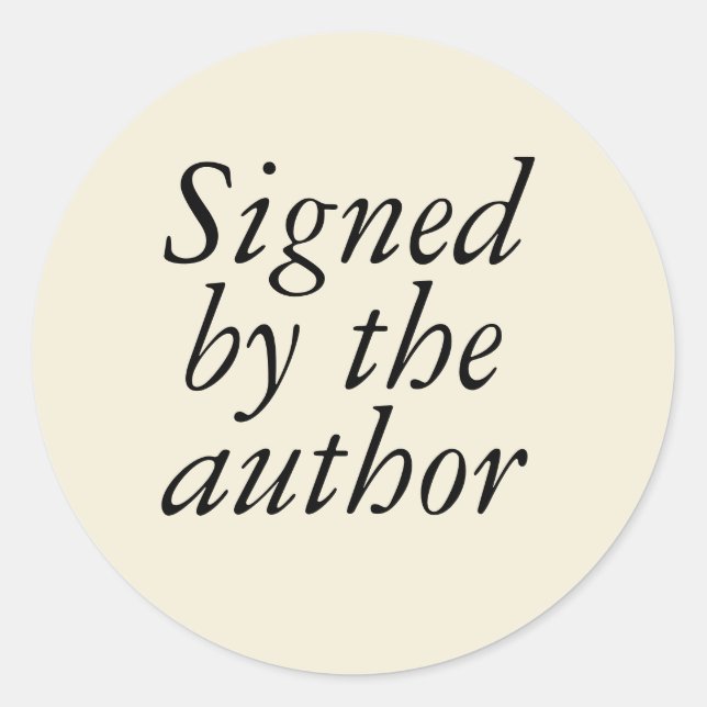 Assinado pelos Autocolantes (Frente)