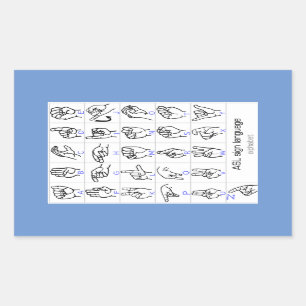 ASSINAR O adesivo ALFABETE DE IDIOMA