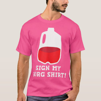 Assinar o Design do Bebendo da Camisa B.O.R.G.