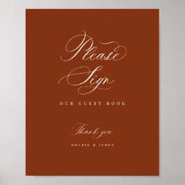 Assinar Poster de Mesa de de Recepção de Livro Con