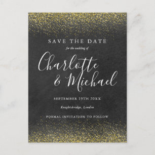 Assinatura de brilho Dourada Salvar o cartão de da