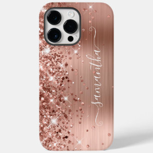 Assinatura de Garota Moderna do Glittery Rosa Dour