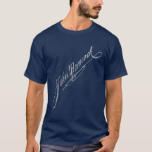 Assinatura de John Hancock - t-shirt