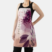 Assinatura Floral Chic Burgundy Watercolor