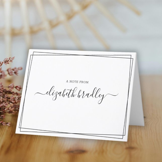 Assinatura Monográfica Do Cartão De Nota (Criador carregado)