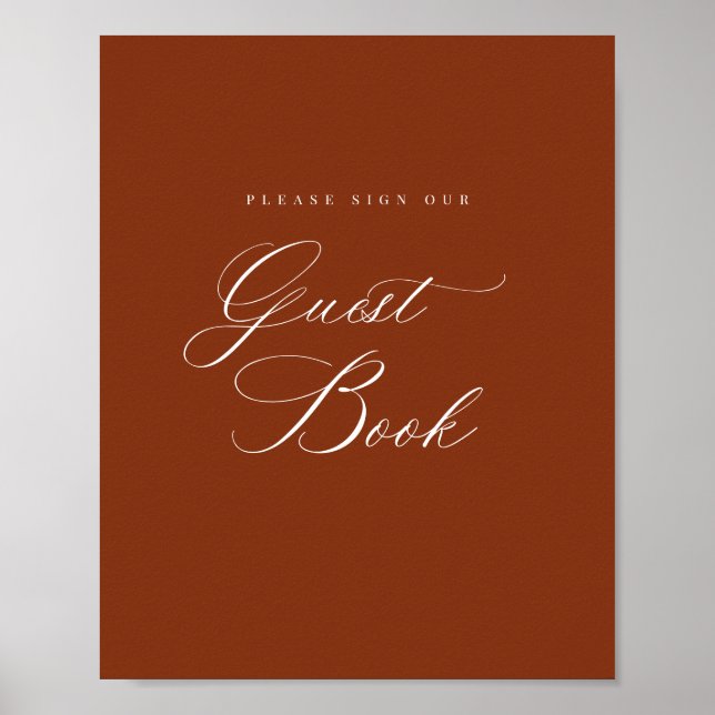 Assine nosso Poster de Sinal de Mesa de de Recepçã (Frente)