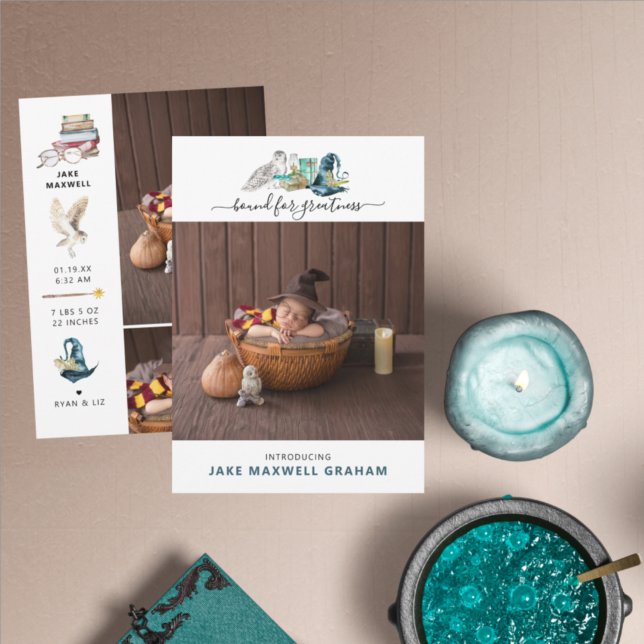 Assistente de Halloween | Anúncio de nascimento de (Criador carregado)