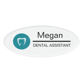 Assistente Dental Logotipo de Dente Personalizado