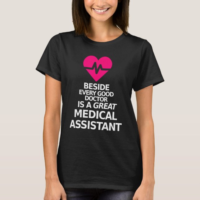 Assistente Médico Camisas Roupa e Presente de Roup (Frente)