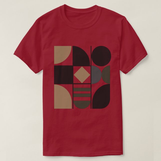 Assorted Shapes Dark T-Shirt (Frente do Design)