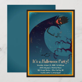 Assustar um Convite para Festa de Halloween