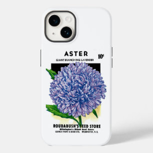 Aster Vintage Seed Packet Case-Mate capas de iphon