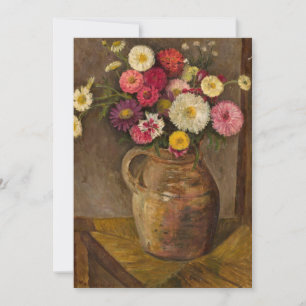 Asters e Zinnias   Tadeusz Makowski