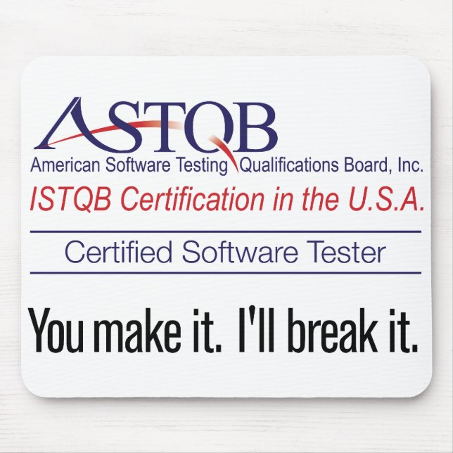 ASTQB você faz-lhe Mousepad (Frente)