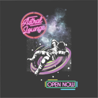Astral Lounge - Adesivo