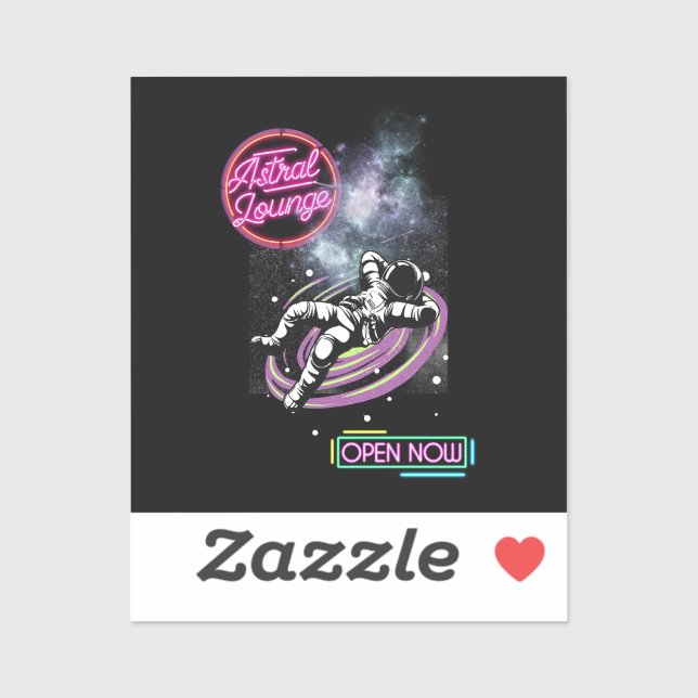 Astral Lounge - Adesivo (Folha)