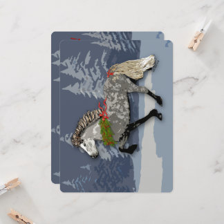 Astrid para os feriados belos cavalos islandeses