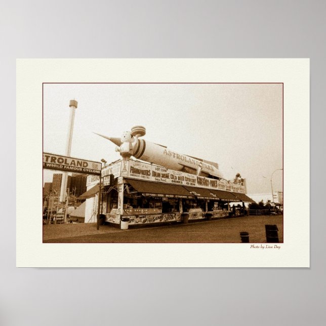 Astroland Comida Stand Poster (Frente)