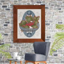 Astrologia da Flor e Poster mágica - Holly