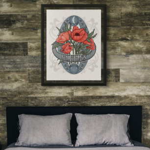 Astrologia da Flor e Poster mágica - Poppies