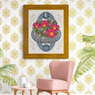 Astrologia da Flor e Poster mágica - Purslane