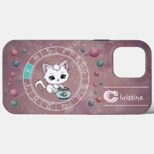 Astrologia do Planeta das Rodas de Gato Cute Peixe
