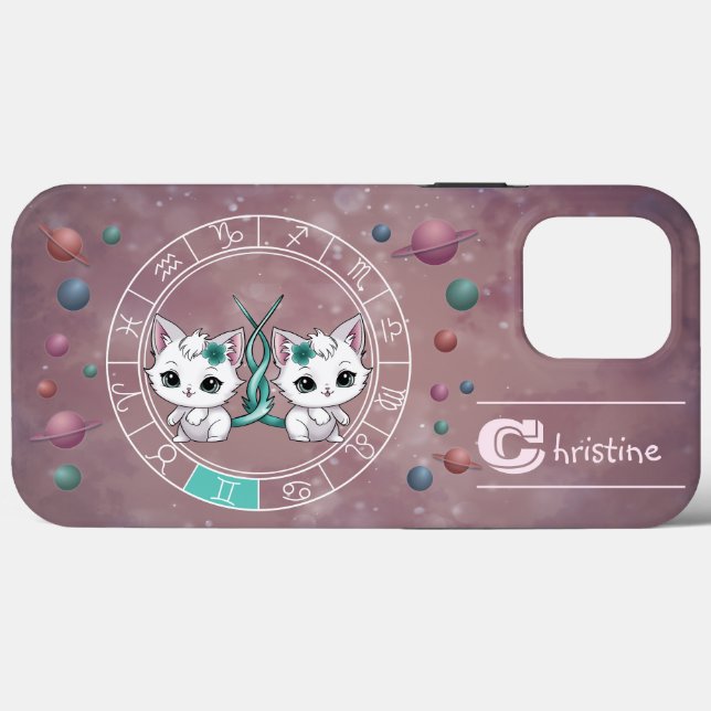 Astrologia do Planeta de Rodas de Gemini Cute Gemi (Verso (horizontal))