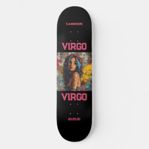 Astrologia Grafite Virgo Zodiac Skateboard