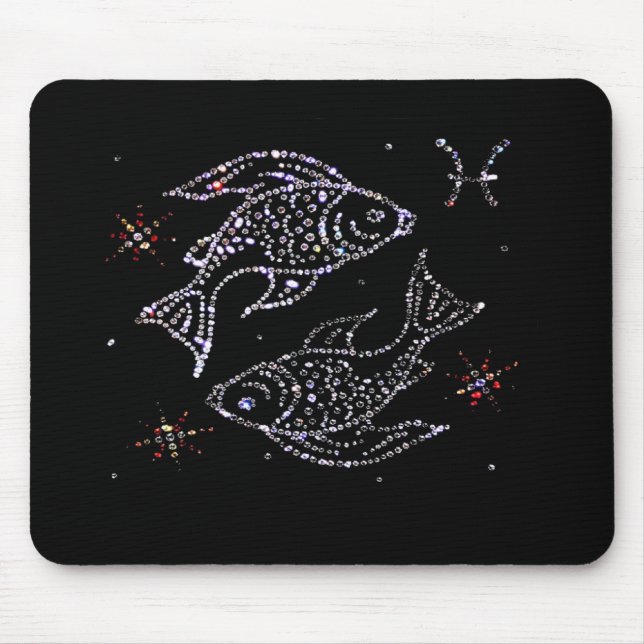 Astrologia Mousepad dos peixes (Frente)