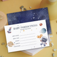 Astronaunt Rocketship BabyShower Adivinha Jogo