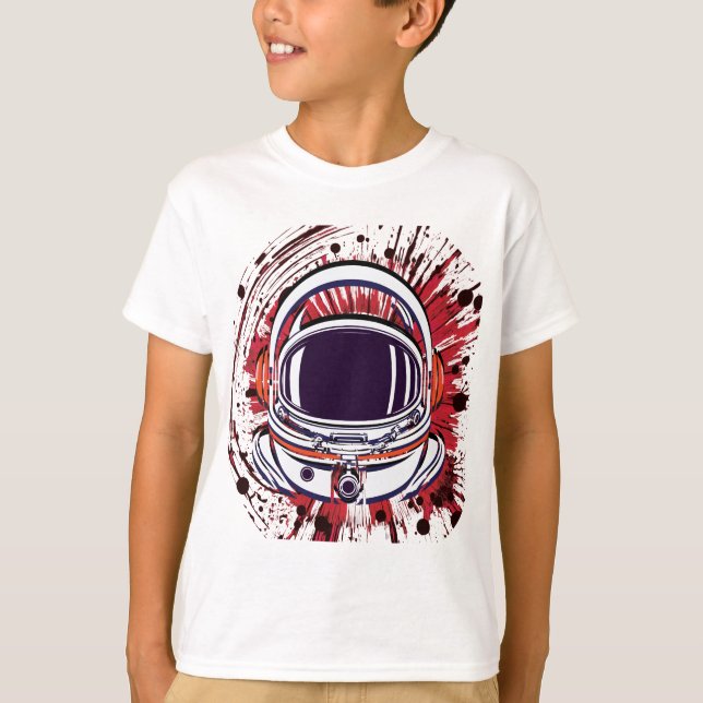 Astronaut Boys T-Shirt – Space Explorer Tee (Frente)
