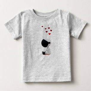 Astronauta Adorável Design de Camisa de Bebê
