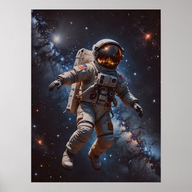 Astronauta Art Poster (Frente)